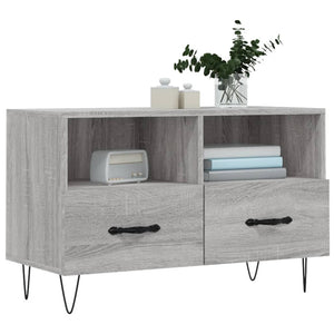 Mobile Porta TV Grigio Sonoma 80x36x50 cm in Legno Multistratocod mxl 80911