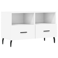 Mobile Porta TV Bianco 80x36x50 cm in Legno Multistratocod mxl 127513