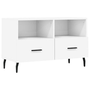 Mobile Porta TV Bianco 80x36x50 cm in Legno Multistratocod mxl 127513