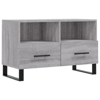 Mobile Porta TV Grigio Sonoma 80x36x50 cm in Legno Multistratocod mxl 128789