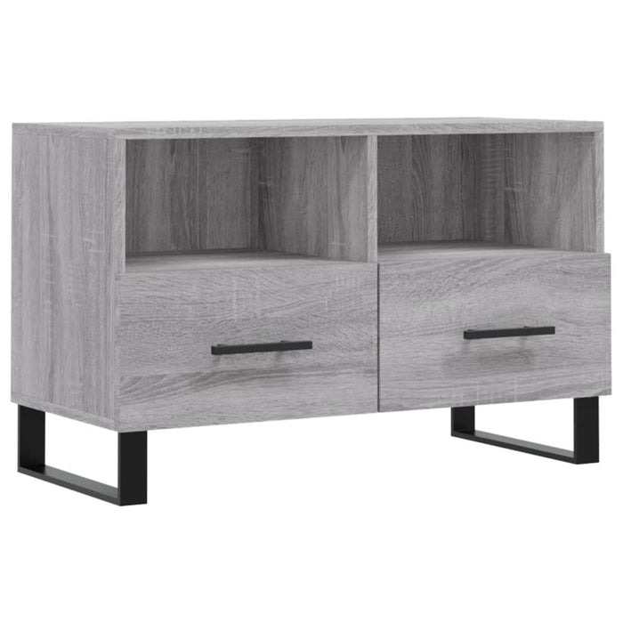 Mobile Porta TV Grigio Sonoma 80x36x50 cm in Legno Multistratocod mxl 128789