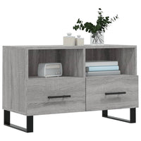 Mobile Porta TV Grigio Sonoma 80x36x50 cm in Legno Multistratocod mxl 128789