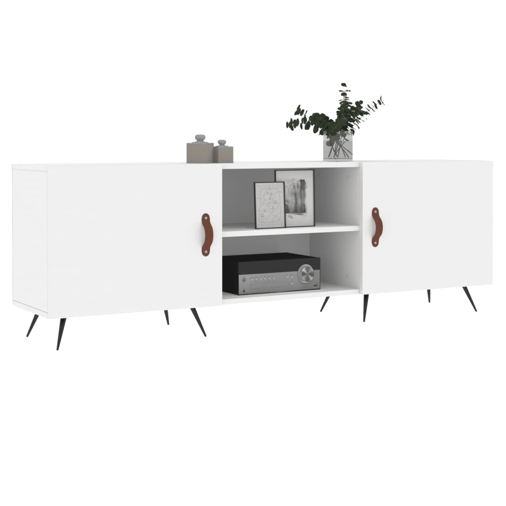Mobile Porta TV-Mobile per TV-Credenza TV Bianco 150x30x50 cm in Legno Multistrato 950713
