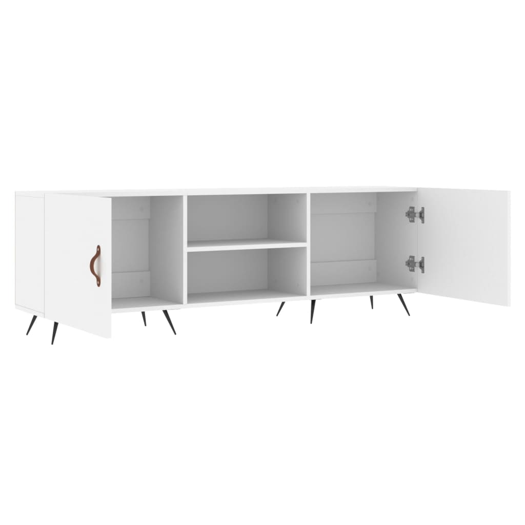 Mobile Porta TV-Mobile per TV-Credenza TV Bianco 150x30x50 cm in Legno Multistrato 950713