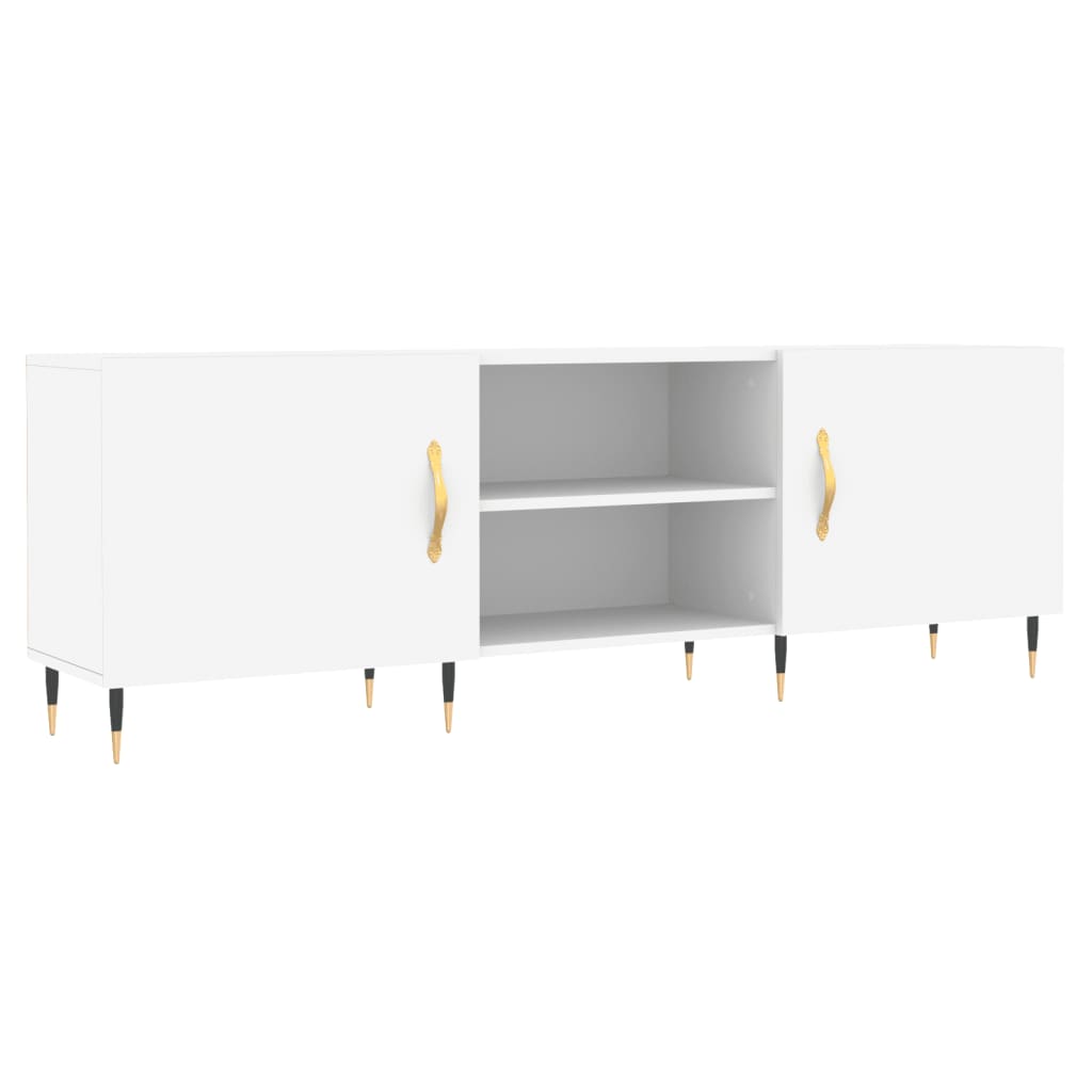 Mobile Porta TV-Mobile per TV-Credenza TV Bianco 150x30x50 cm in Legno Multistrato 110502