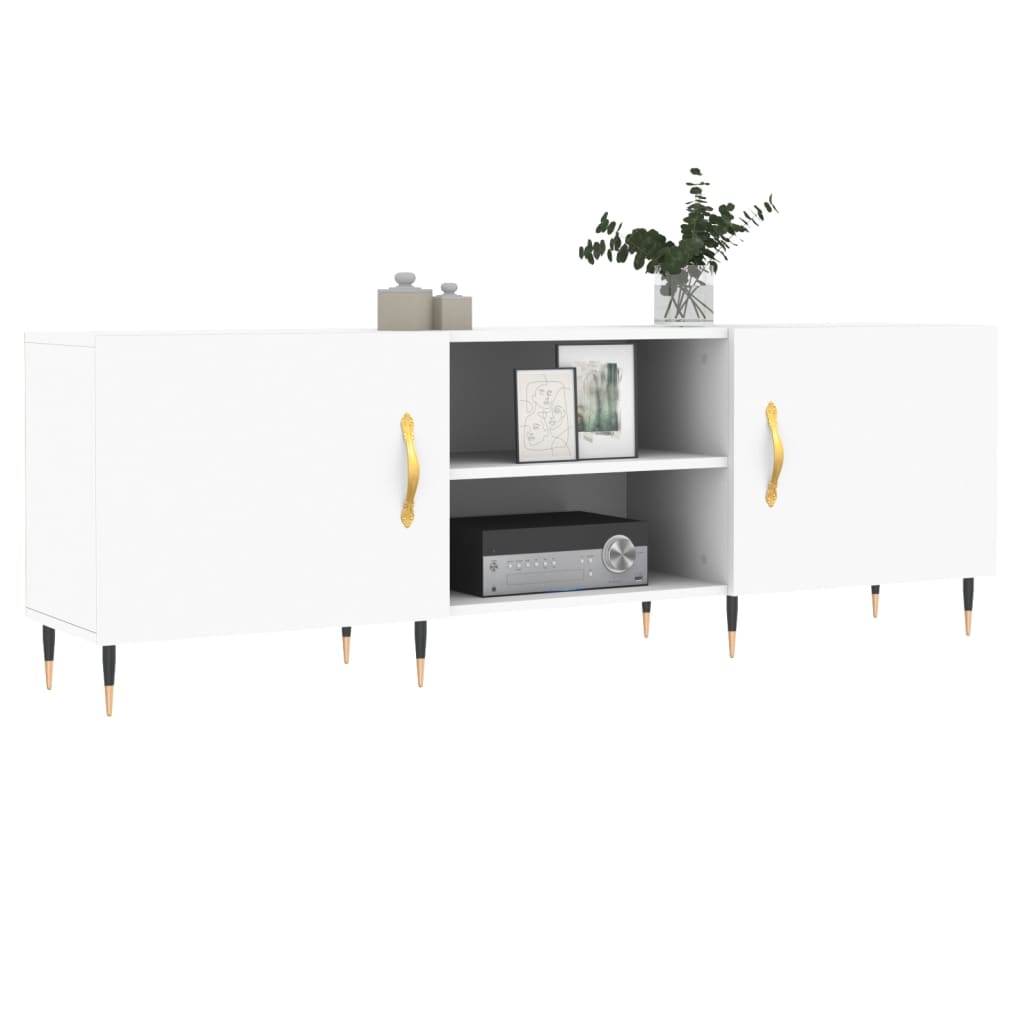 Mobile Porta TV-Mobile per TV-Credenza TV Bianco 150x30x50 cm in Legno Multistrato 110502