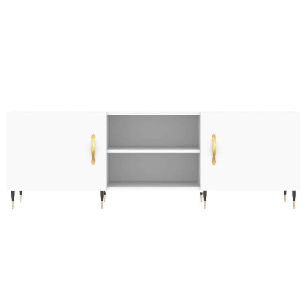 Mobile Porta TV-Mobile per TV-Credenza TV Bianco 150x30x50 cm in Legno Multistrato 110502