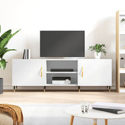 Mobile Porta TV-Mobile per TV-Credenza TV Bianco 150x30x50 cm in Legno Multistrato 110502