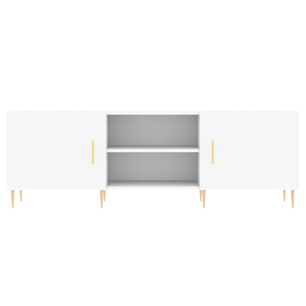 Mobile Porta TV-Mobile per TV-Credenza TV Bianco 150x30x50 cm in Legno Multistrato 246414