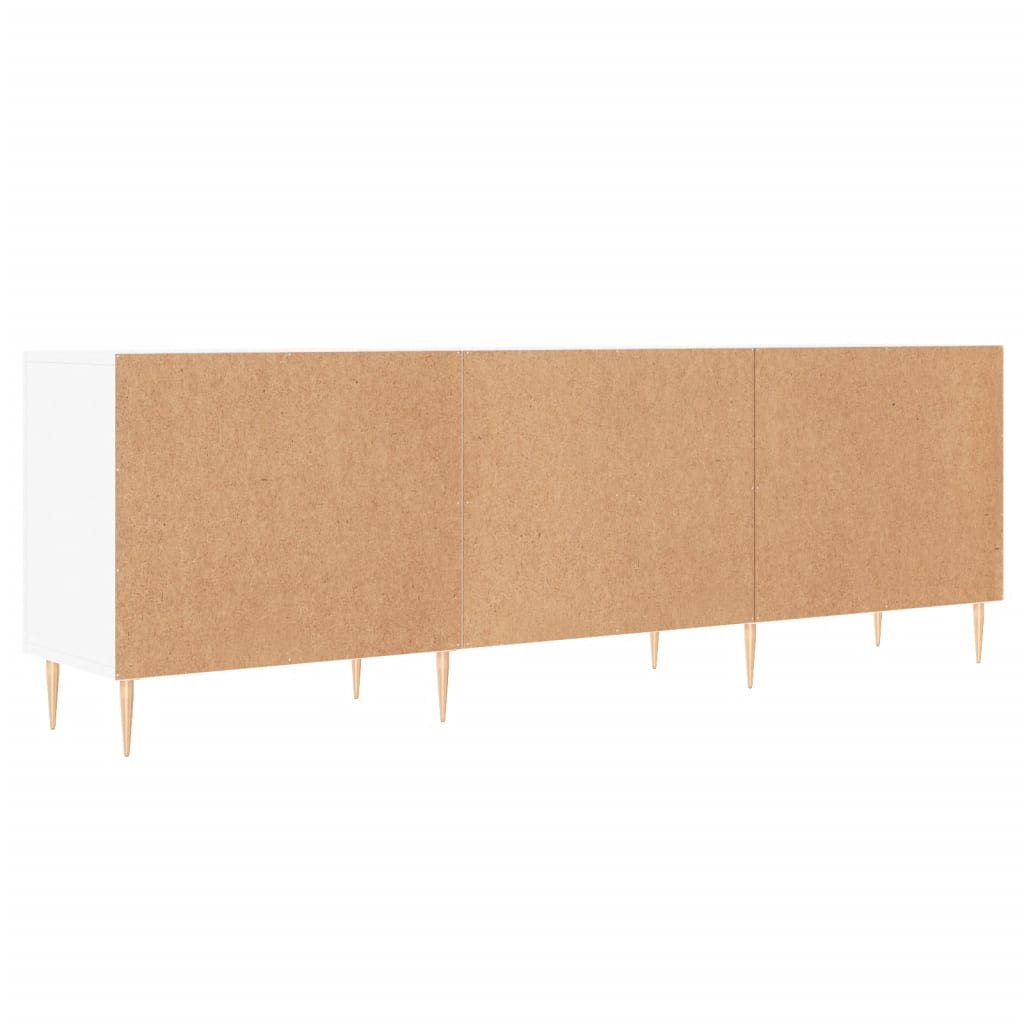 Mobile Porta TV-Mobile per TV-Credenza TV Bianco 150x30x50 cm in Legno Multistrato 246414