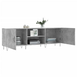 Mobile Porta TV Grigio Cemento 150x30x50cm in Legno Multistrato 829096