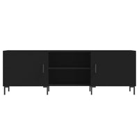 Mobile Porta TV Nero 150x30x50 cm in Legno Multistrato 829101