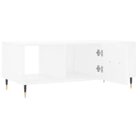 Tavolino da Salotto-Tavolino da soggiorno-Tavolo Bianco 102x50x40 cm in Legno Multistrato 882605