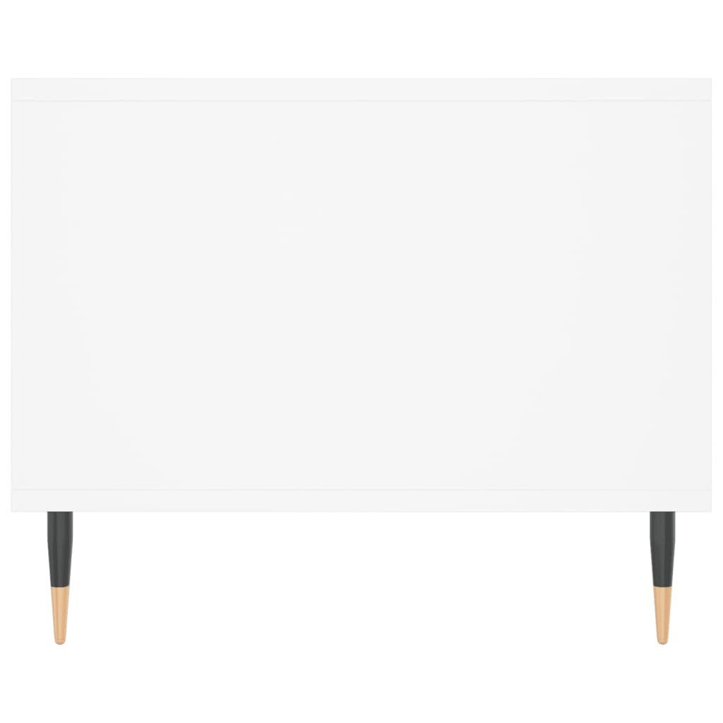 Tavolino da Salotto-Tavolino da soggiorno-Tavolo Bianco 102x50x40 cm in Legno Multistrato 882605