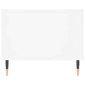 Tavolino da Salotto-Tavolino da soggiorno-Tavolo Bianco 102x50x40 cm in Legno Multistrato 882605