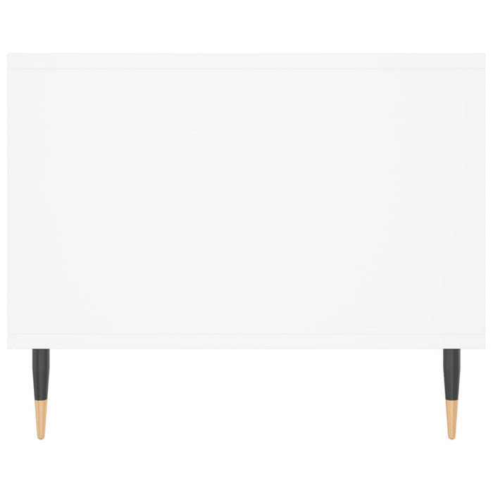 Tavolino da Salotto-Tavolino da soggiorno-Tavolo Bianco 102x50x40 cm in Legno Multistrato 882605