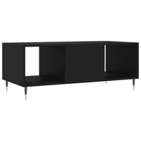 Tavolino da Salotto Nero 102x50x40 cm in Legno Multistrato 829277