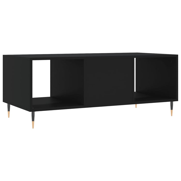 Tavolino da Salotto Nero 102x50x40 cm in Legno Multistrato 829277