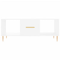 Tavolino da Salotto Bianco 102x50x40 cm in Legno Multistrato 829284