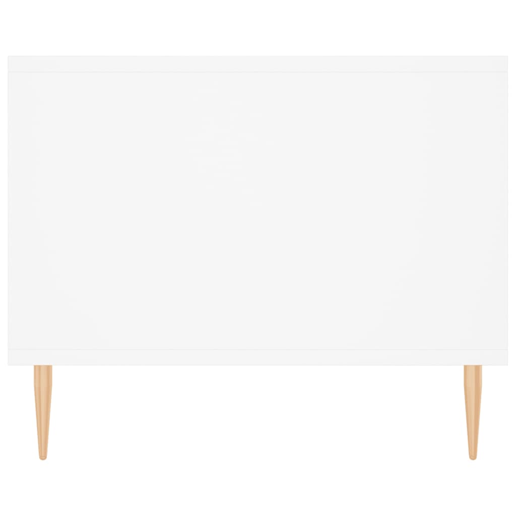 Tavolino da Salotto Bianco 102x50x40 cm in Legno Multistrato 829284