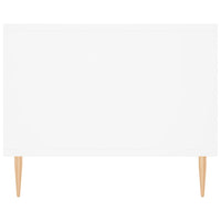 Tavolino da Salotto Bianco 102x50x40 cm in Legno Multistrato 829284
