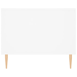 Tavolino da Salotto Bianco 102x50x40 cm in Legno Multistrato 829284