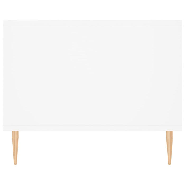 Tavolino da Salotto Bianco 102x50x40 cm in Legno Multistrato 829284