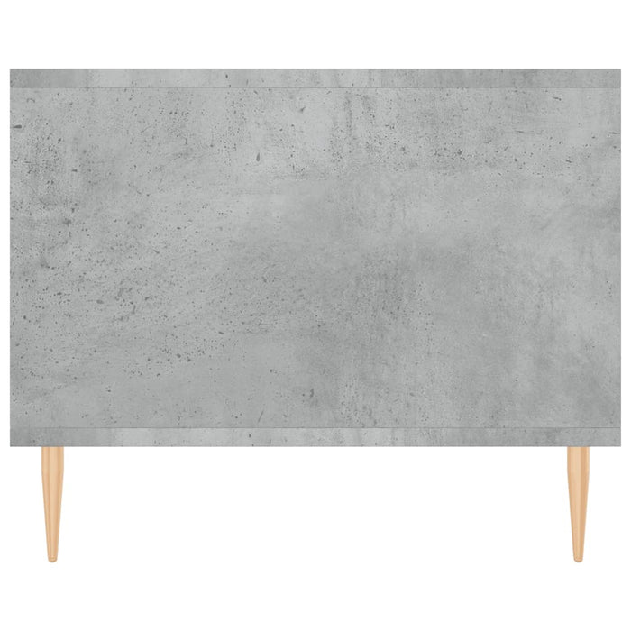 Tavolino Salotto Grigio Cemento 102x50x40 cm Legno Multistrato 829288