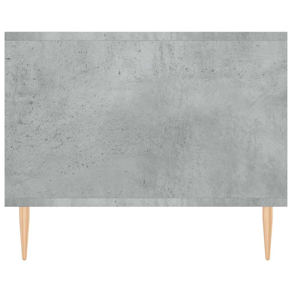 Tavolino Salotto-Tavolino da soggiorno-Tavolo Grigio Cemento 102x50x40 cm Legno Multistrato 882814