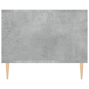 Tavolino Salotto-Tavolino da soggiorno-Tavolo Grigio Cemento 102x50x40 cm Legno Multistrato 882814
