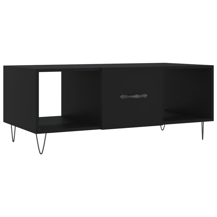 Tavolino da Salotto Nero 102x50x40 cm in Legno Multistratocod mxl 79143