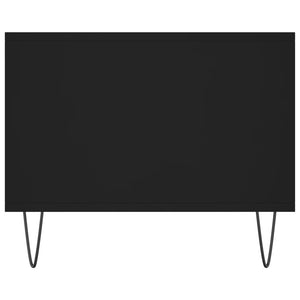 Tavolino da Salotto Nero 102x50x40 cm in Legno Multistrato 829293