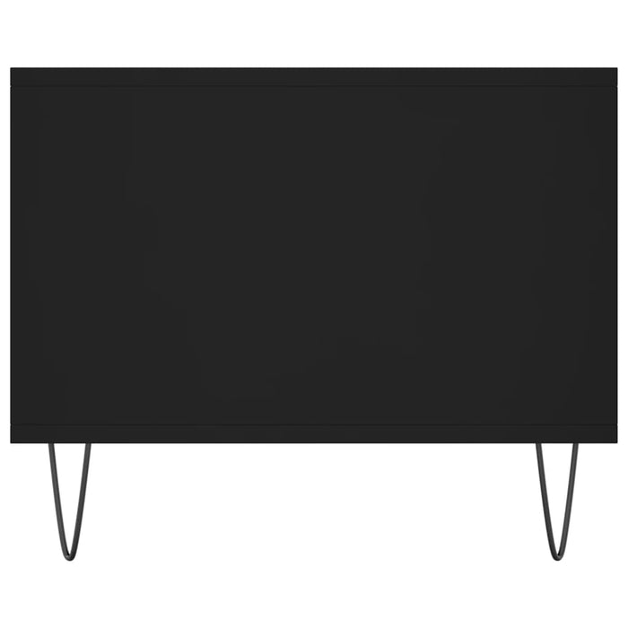 Tavolino da Salotto Nero 102x50x40 cm in Legno Multistrato 829293