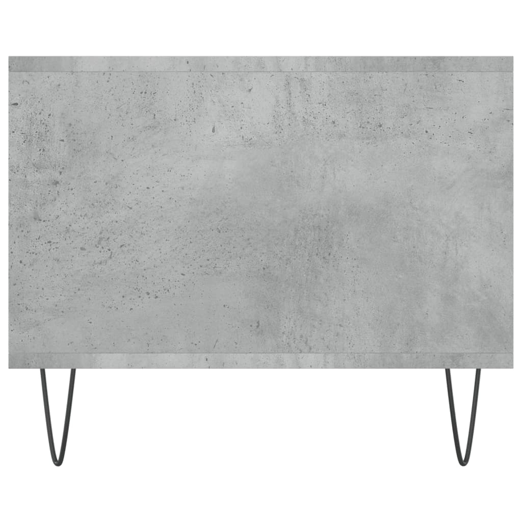 Tavolino Salotto Grigio Cemento 102x50x40 cm Legno Multistrato 829296