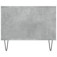 Tavolino Salotto Grigio Cemento 102x50x40 cm Legno Multistrato 829296