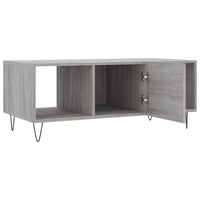 Tavolino da Salotto Grigio Sonoma 102x50x40cm Legno Multistrato 829298