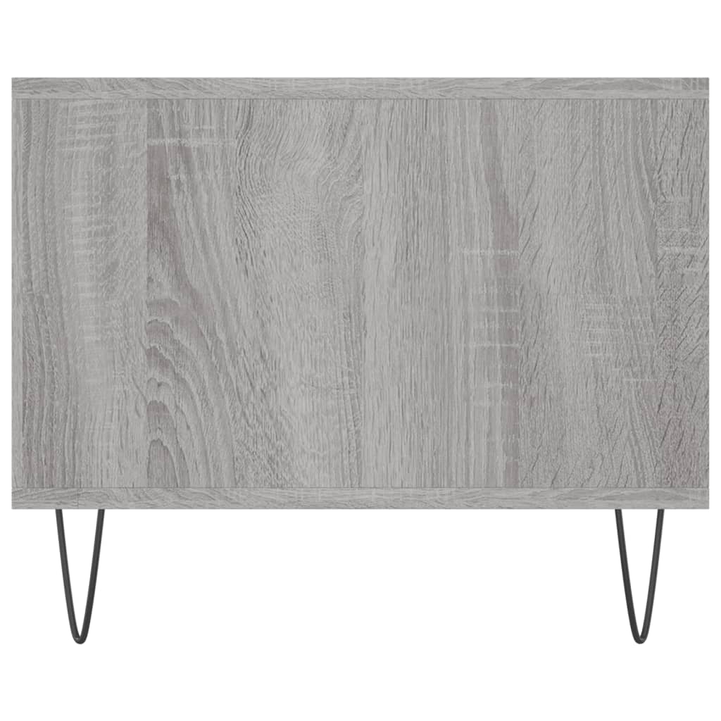 Tavolino da Salotto Grigio Sonoma 102x50x40cm Legno Multistrato 829298