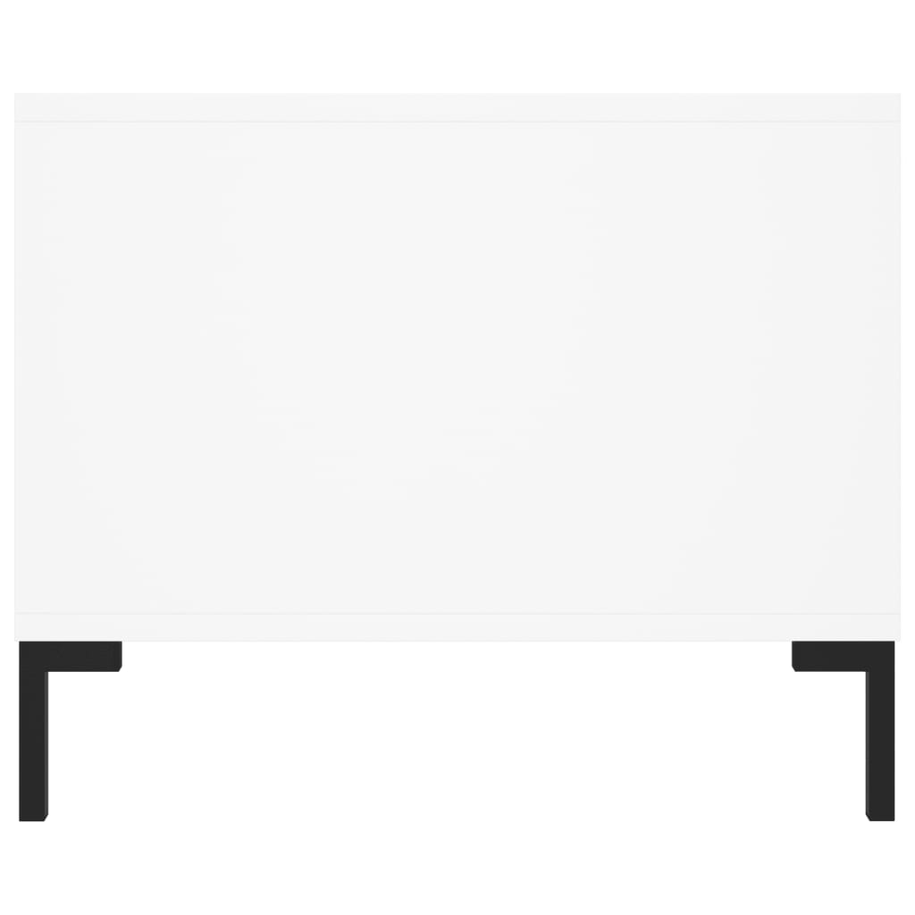 Tavolino da Salotto-Tavolino da soggiorno-Tavolo Bianco 102x50x40 cm in Legno Multistrato 842313