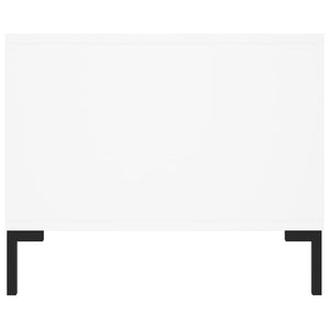 Tavolino da Salotto-Tavolino da soggiorno-Tavolo Bianco 102x50x40 cm in Legno Multistrato 842313