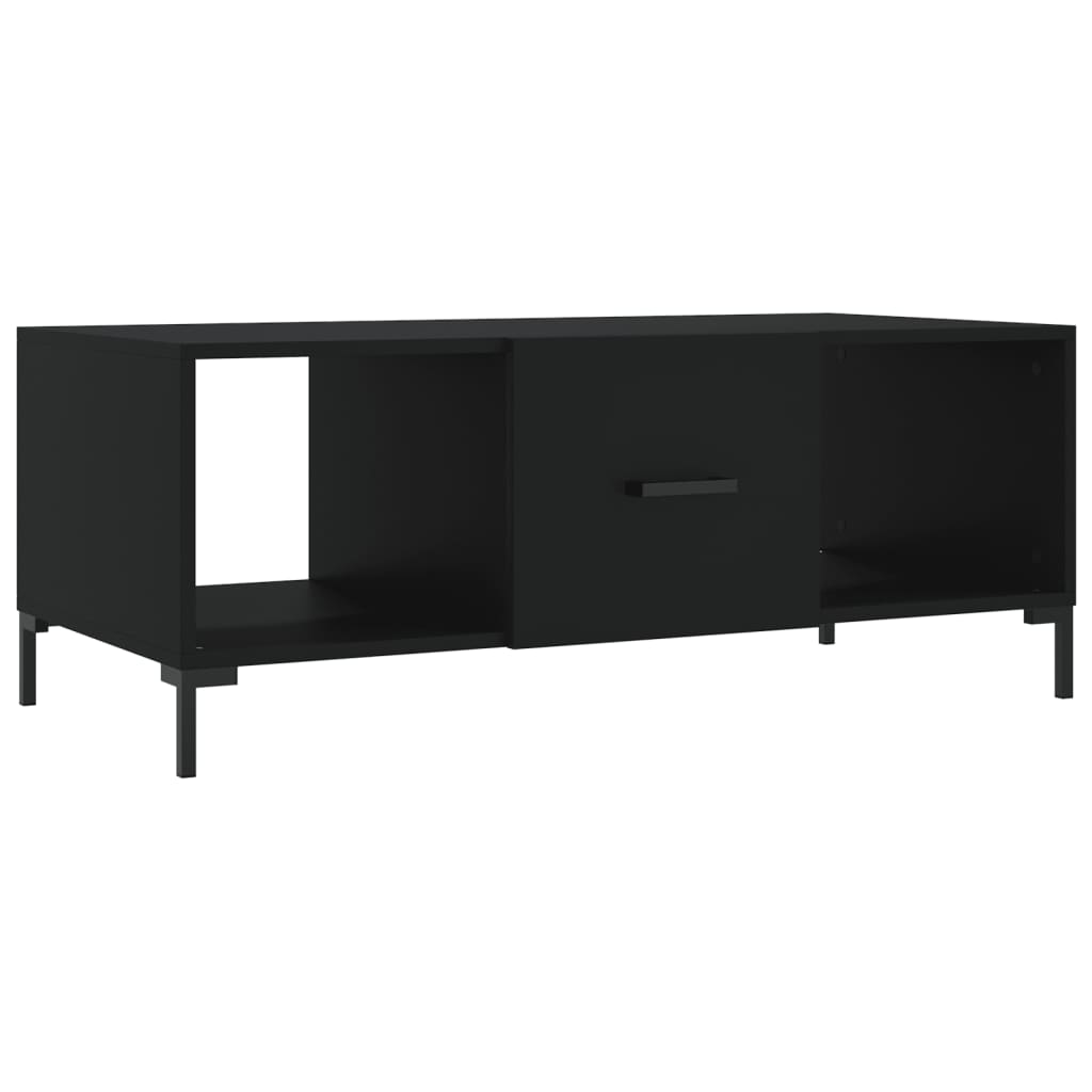 Tavolino da Salotto Nero 102x50x40 cm in Legno Multistratocod mxl 103065