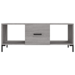 Tavolino da Salotto Grigio Sonoma 102x50x40cm Legno Multistrato 829306