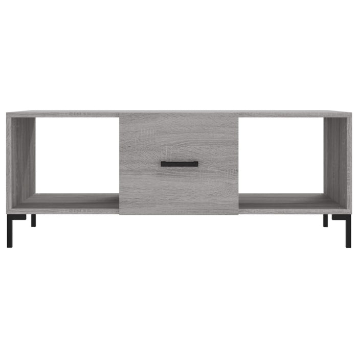Tavolino da Salotto Grigio Sonoma 102x50x40cm Legno Multistrato 829306