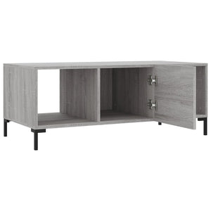 Tavolino da Salotto Grigio Sonoma 102x50x40cm Legno Multistrato 829306