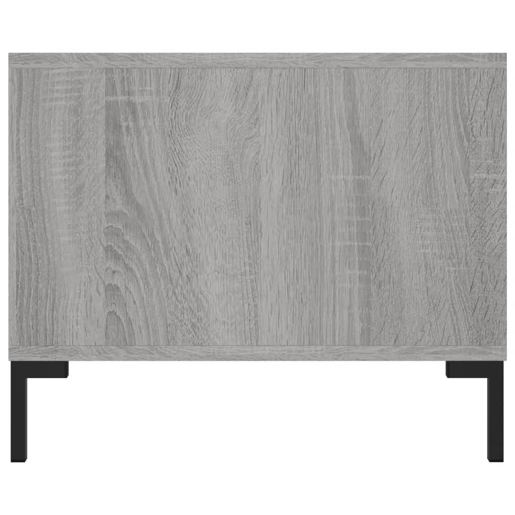 Tavolino da Salotto Grigio Sonoma 102x50x40cm Legno Multistrato 829306