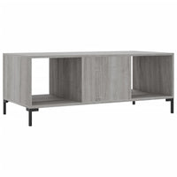 Tavolino da Salotto Grigio Sonoma 102x50x40cm Legno Multistrato 829306