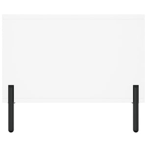 Tavolino da Salotto Bianco 102x50x40 cm in Legno Multistrato 829308