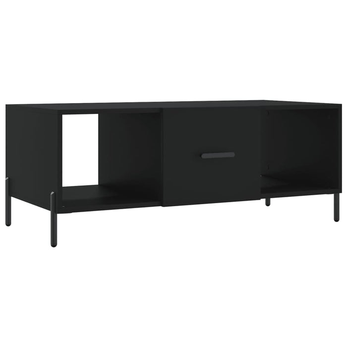 Tavolino da Salotto Nero 102x50x40 cm in Legno Multistratocod mxl 79141
