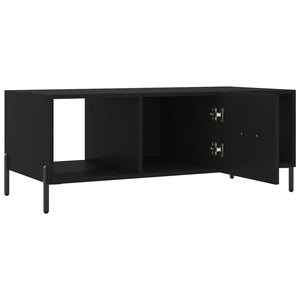Tavolino da Salotto Nero 102x50x40 cm in Legno Multistrato 829309