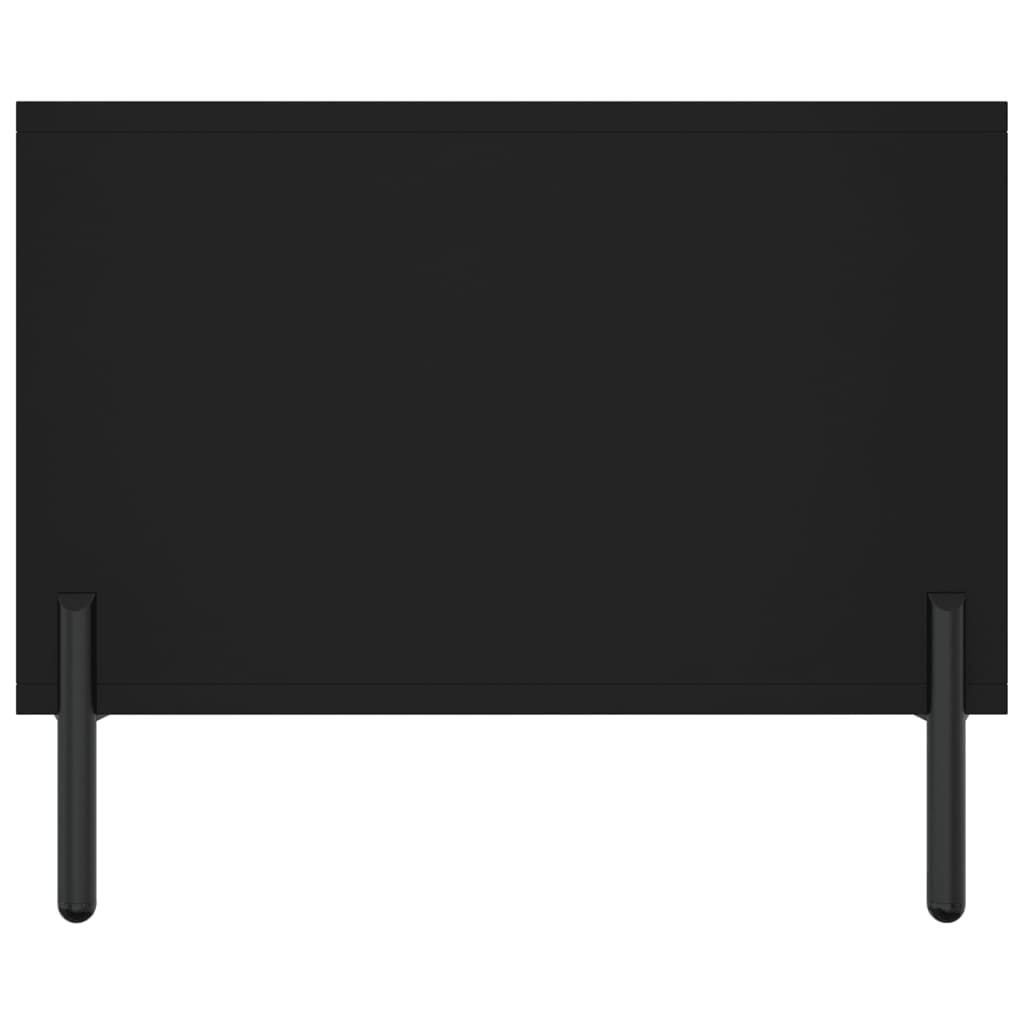 Tavolino da Salotto-Tavolino da soggiorno-Tavolo Nero 102x50x40 cm in Legno Multistrato 892752