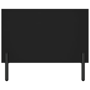 Tavolino da Salotto-Tavolino da soggiorno-Tavolo Nero 102x50x40 cm in Legno Multistrato 892752